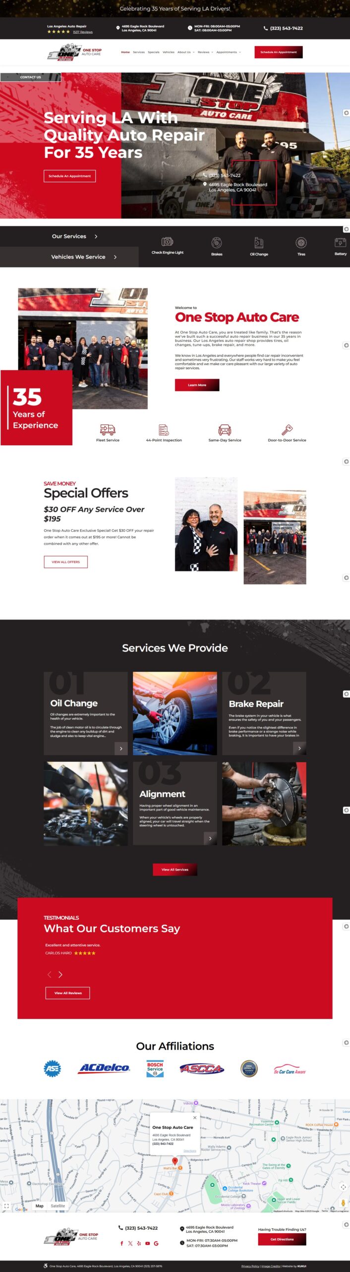 Auto Repair Website
