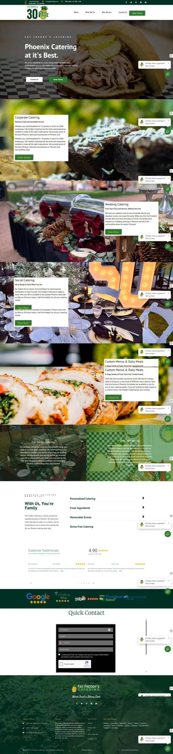 Catering Website