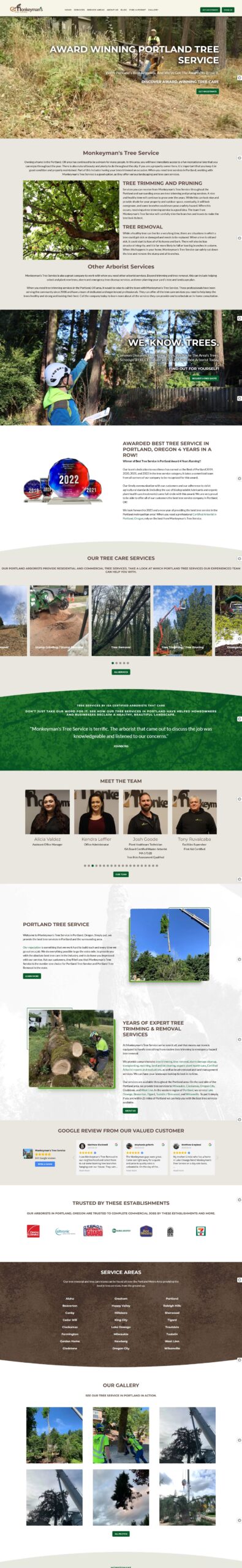 Tree Removal Website